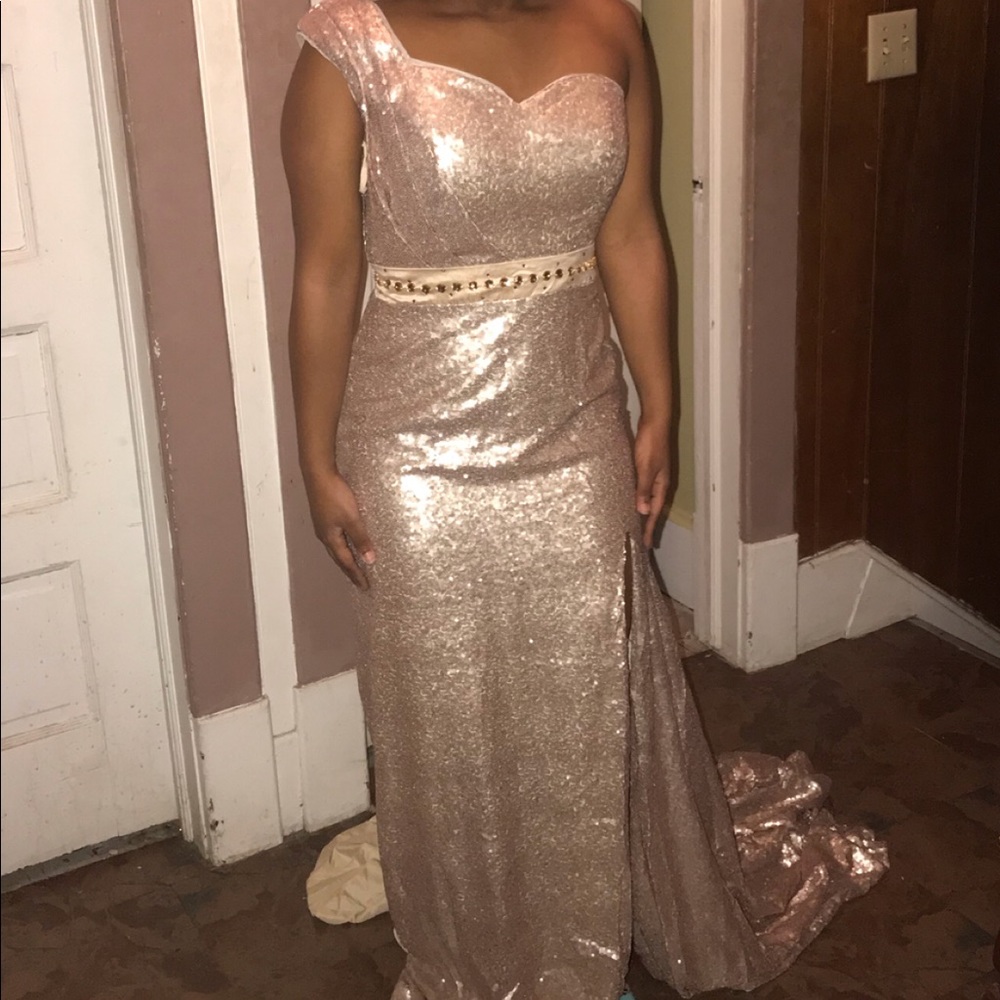 Champagne Prom Dress